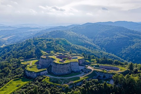 The Silberberg Fortress, Twierdza Srebrna Gora, is a mountain fortress from the 18th century. It is