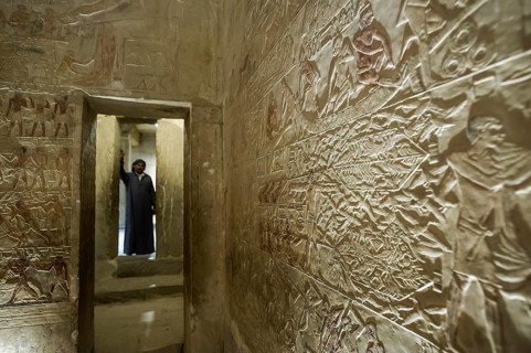 Tomb of Ptahhotep, Sakkara, Saqqara, UNESCO World Heritage Site, Memphis, Cairo, Egypt