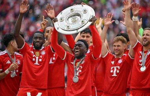 Alphonso Davies Bayern FC Munich FCB (19) Dayot Upamecano FC Bayern Munich FCB (02) Joshua Kimmich