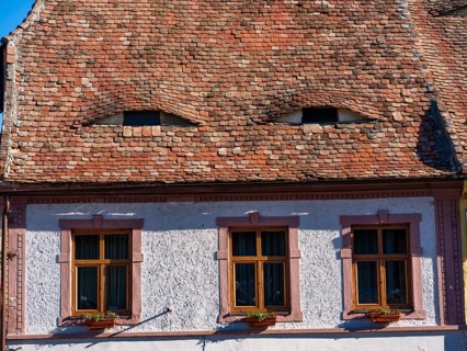 Skylight, eyes of the city, Sibiu, Sibiu, Transylvania, Romania