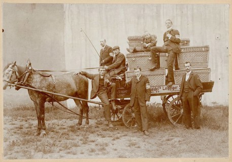 Transport, moving company, Seidel's, Berlin, Leipziger Straße, transport boxes, profession,