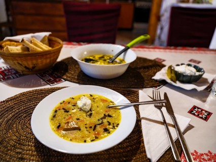 Shorba, traditional soup, Romania