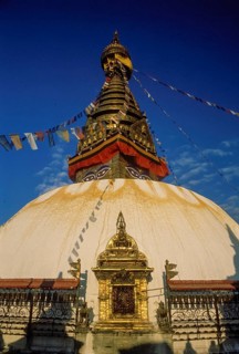 Swayambhunath Stupa, (monkey temple), Bhatapur, Kathmandu, Nepal