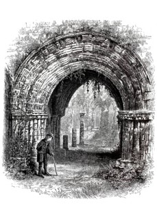 Furness Abbey, St. Mary of Furness, a former Cistercian abbey in England. The ruins of the