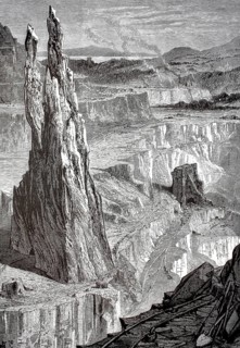 Penrhyn Quarry in North Wales, near Bethesda. In the 19th century, the largest slate quarry in the