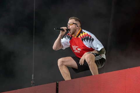 Finch (real name: Nils Wehowsky) live at Rock im Park on the Zeppelinfeld in Nuremberg on