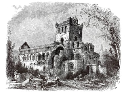 Jedburgh Abbey is the ruin of an Augustinian monastery in Jedburgh, a small town in the Scottish