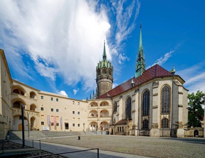 Wittenberg Castle and Castle Church, former residence of the Saxon Electors, Renaissance,