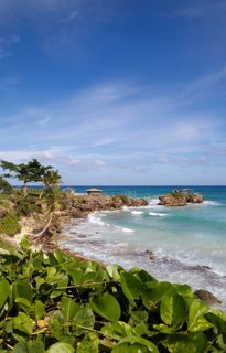 Caribbean coast in Portland Parish, Jamaica, West Indies, Caribbean, Central America