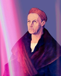 Portrait of Jakob Fugger, 1459, 1525, German businessman, digitally edited according to a painting