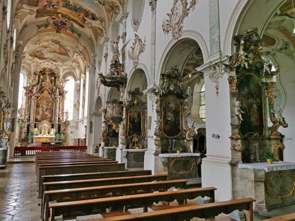 Mönchsdeggingen Abbey, former monastery of the Mariannhill Missionaries, near Nördlingen on