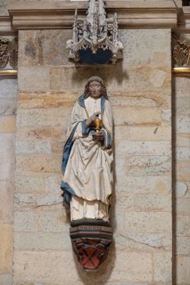 Apostle figure, St. Peter's Cathedral, Osnabrück, Lower Saxony, Germany
