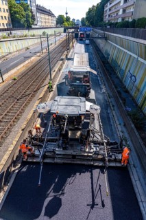 Rehabilitation of the A40 motorway between Mülheim-Winkhausen and Essen-Ost, the asphalt surface