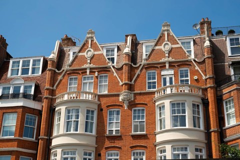 Victorian townhouses in Royal Hospital Road, Chelsea, England, Great Britain, Great Britain