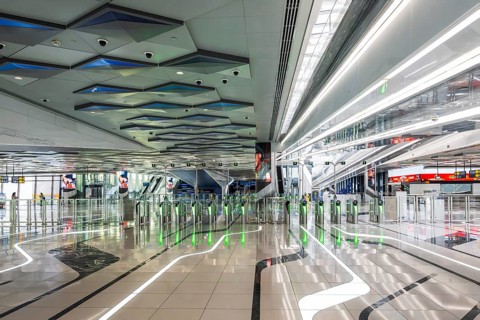 Dubai Expo 2020 Metro Station, Dubai, United Arab Emirates, UAE