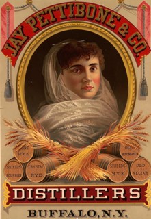 Advertising poster, beverage advertisement, advertising poster for the Jay Pettibone & Co.