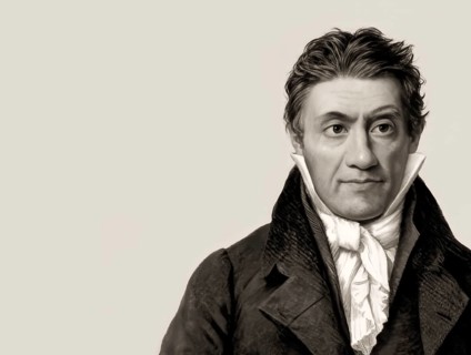 Portrait of Johann Heinrich Pestalozzi, 1746 - 1827, Swiss pedagogue, educational reformer,