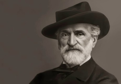 Giuseppe Fortunino Francesco Verdi, 1813 – 1901, Italian composer, digitally edited after a