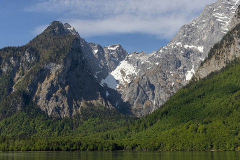 Boat trip on Lake Königssee, Berchtesgaden National Park, Germany