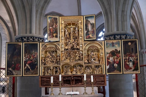 Antwerp winged altar, St. Marien Church, Osnabrück, Lower Saxony, Germany