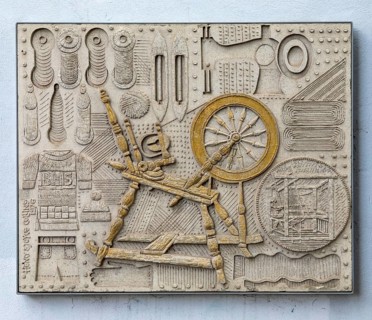 Former British Home Stores mural, Colchester, Essex, England, UK created by Henry Collins and Joyce