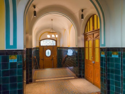 Art Nouveau hallway interior Minden Germany
