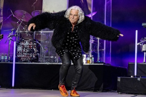 Steve Hogarth, singer of Marillion, at a concert at the Gilde Parkbühne Hannover, 11.07.2026