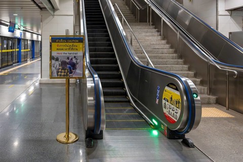 Escalator, Bangkok, Thailand