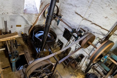 Maschinenraum der Wasserkunst, Bautzen, Saxony, Germany