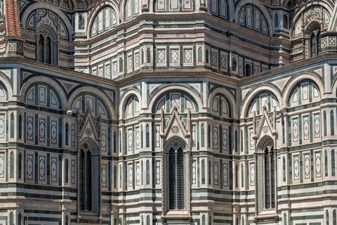 Detailed view, Cathedral of Santa Maria del Fiore, Cathedral, Duomo by Filippo Brunelleschi, UNESCO