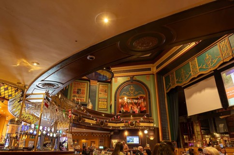 Interior The Playhouse theatre and cinema now Wetherspoon pub, Colchester, Essex, England, UK