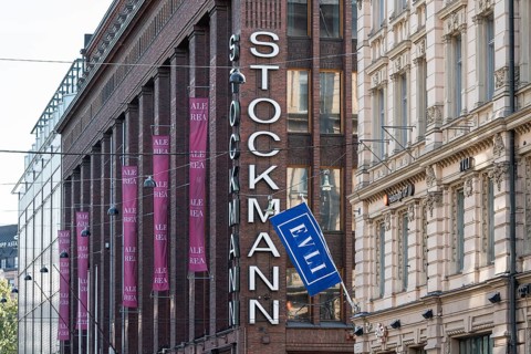 Stockmann department store façade, Helsinki, Finland