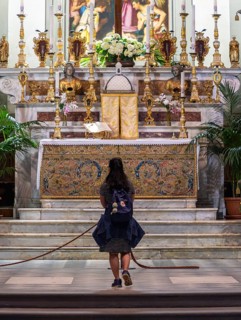 St. George and Holy Spirit at Costa, small church in Florence, Tuscany, Italy