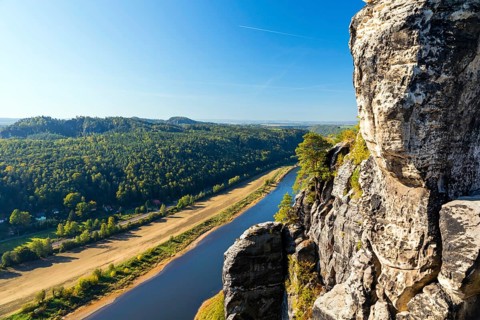 Germany, Saxony, Sandstone Mountains, Saxon, Switzerland, Elbe, Bastion, Saxon Switzerland, Saxony,
