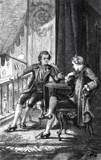 Count and Prince talking, Friedrich Schiller, chronicle of the Thirty Years' War, stories and