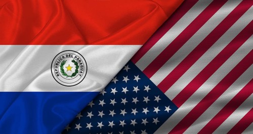 Bilateral relations between Paraguay and United States. Flag of Paraguay and United States