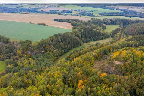 Reichenfels Castle Ruins, Reichenfels, Thuringia, Triebestal, Cultivated Landscape, Landscape,