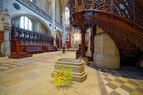 Wittenberg Castle Church, former residence of the Saxon Electors, Renaissance, Reformation, Martin