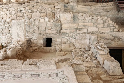 Ruins of the House of Eustolios, Kourion Ancient Archaeological Site, Cyprus