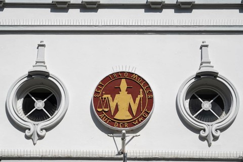 Decorations on a historic building, relief, Soest, Westphalia, North Rhine-Westphalia, Germany