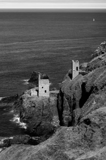 Ruin, Crown Mine engine houses, Botallack Tin Mine, tin mine, tin mine, mining, Pendeen, Trewellard