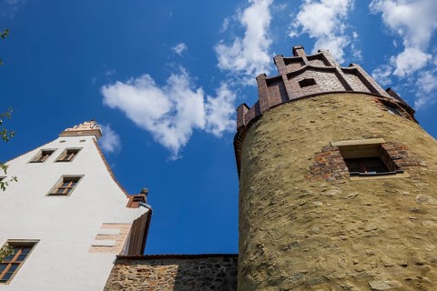Exterior view of the Penitence Tower, Meissen, Saxony, Germany