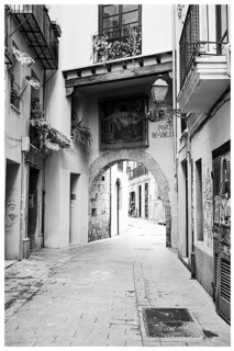 Portal de Valldi in downtown Valencia, Spain
