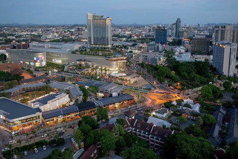 Terminal 21 Shopping Center and Grande Centre Point Hotel, Pattaya, Thailand