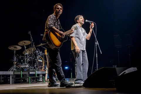 Pablo Giménez, guitarist and Facundo Castaño, singer, El Zar, Latin, rock, pop, duo, Argentina,