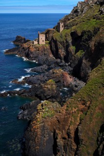 Ruin, Crown Mine engine houses, Botallack Tin Mine, tin mine, tin mine, mining, Pendeen, Trewellard