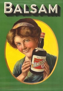 Advertising poster, beverage advertisement, advertising poster for Balsam Quinquina from the De