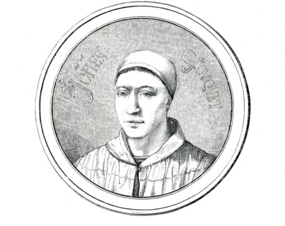 Portrait of the famous French painter and illuminator of the Early Renaissance, Jean Fouquet (c.