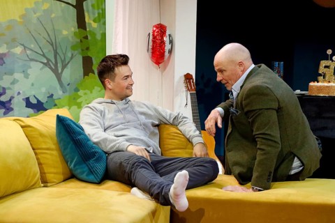 Louis Held and Thorsten Nindel during the photo rehearsal for Es ist nur eine Phase, Rabbit in the