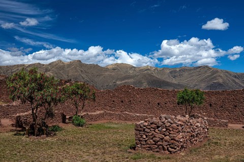 Pikillacta archaeological site, Wari culture, also Huari culture, pre-Inca complex, Urubamba